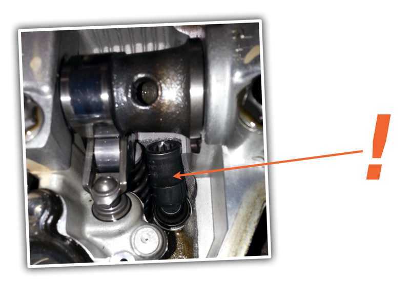 Illustration for article titled Mitsubishi Evo Owner Finds Forgotten Socket Left In Engine From The Factory
